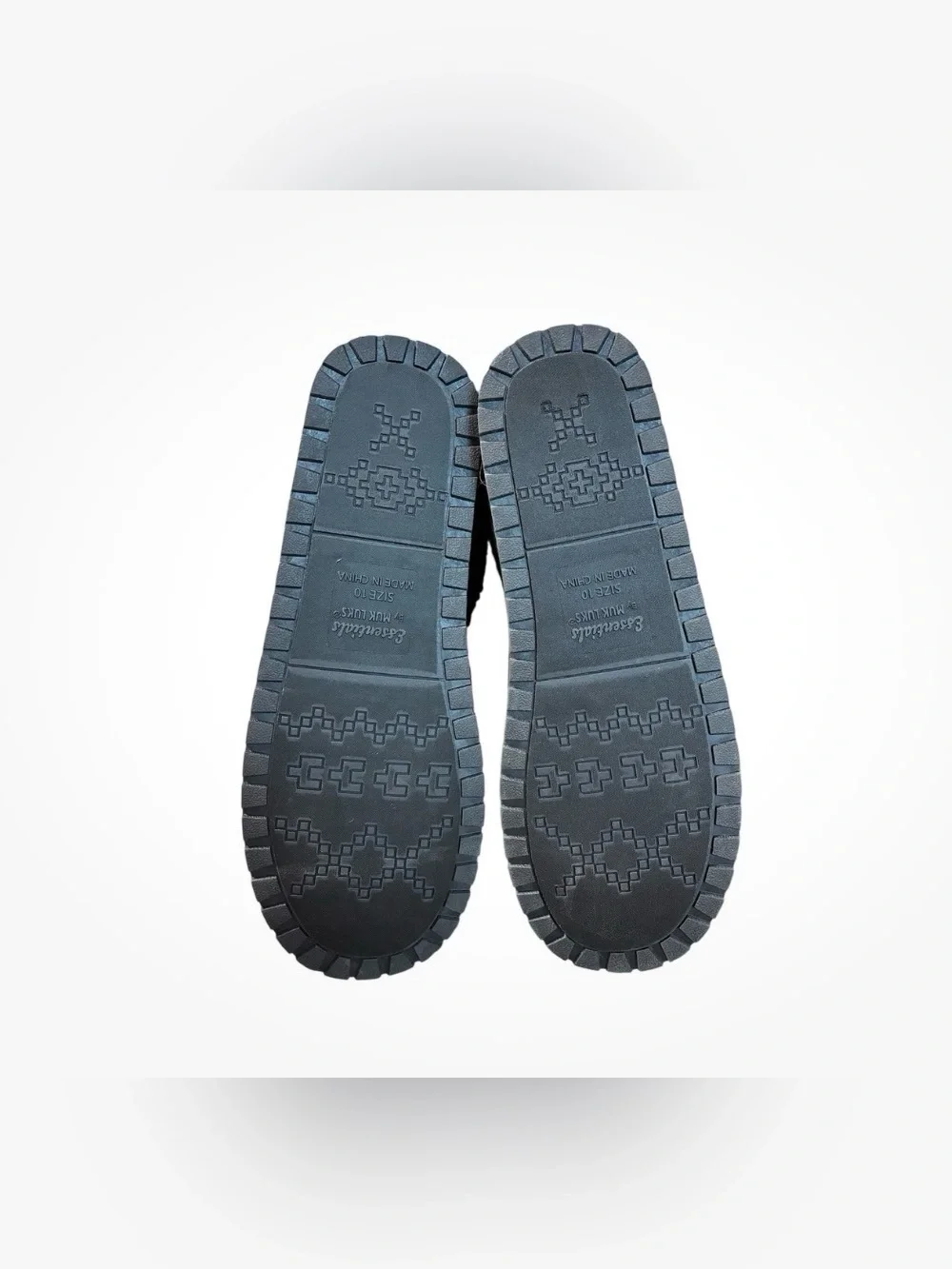 MUK LUKS Laurel Sweater Boot Navy Size 10